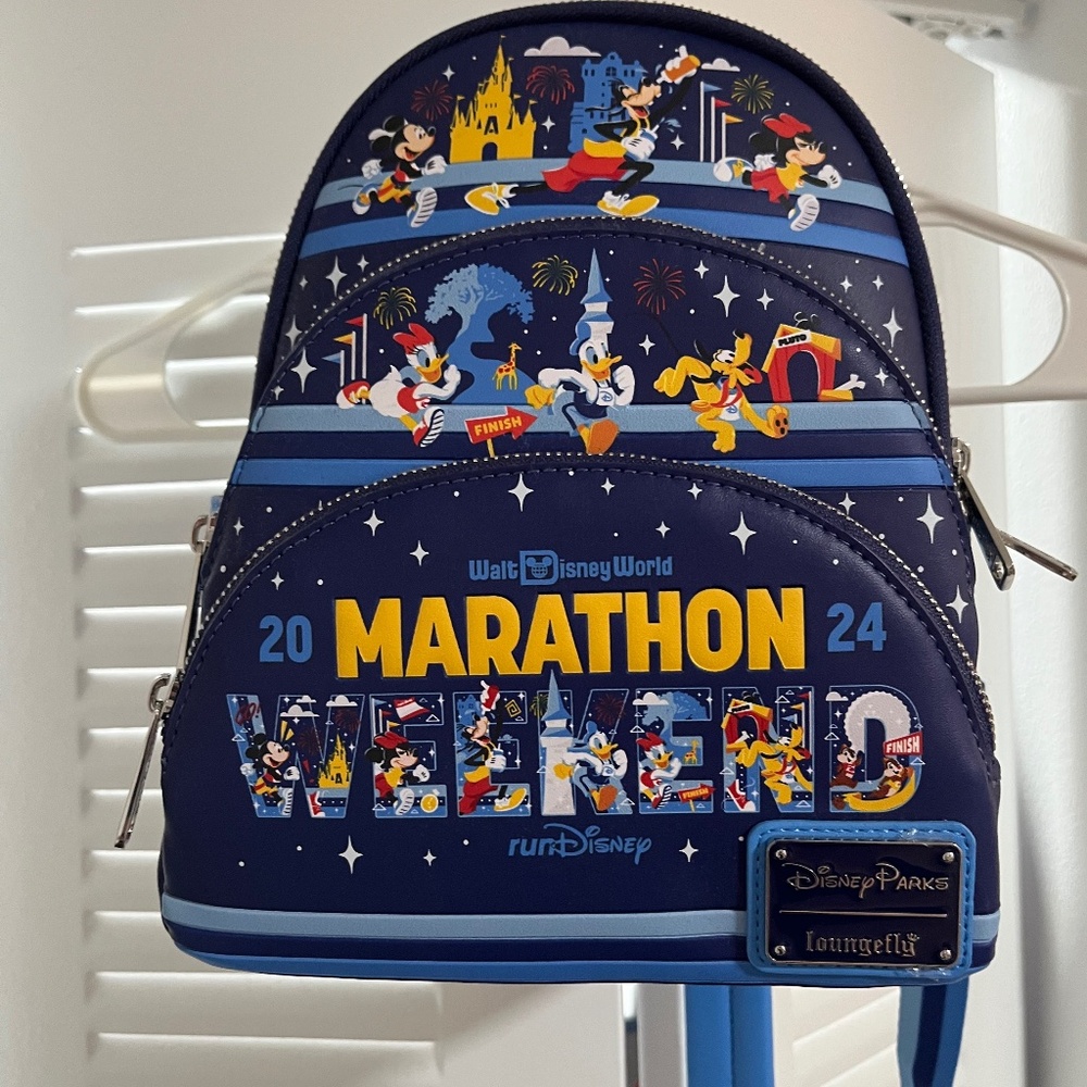 Disney 2024 Run Disney Marathon Loungefly New With Tags